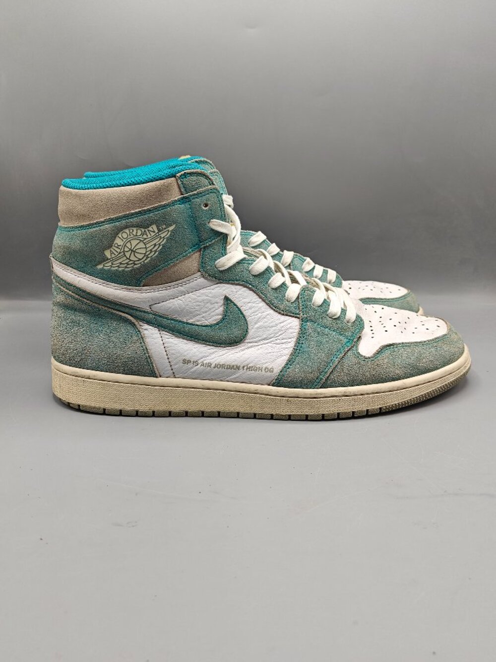Nike Air Jordan 1 Retro High OG Turbo Green Blue 2019 555088-311 Men’s Size 14